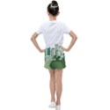 Vector-energy-saving-caring-for-the-earth Kids  Tennis Skirt View2