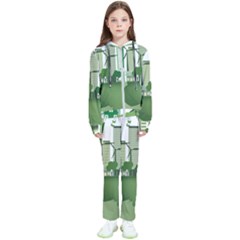 Vector-energy-saving-caring-for-the-earth Kids  Tracksuit by Jancukart