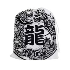 Chinese-dragon Drawstring Pouch (2xl)