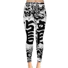 Chinese-dragon Inside Out Leggings by Jancukart