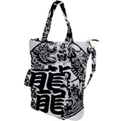 Chinese-dragon Shoulder Tote Bag