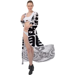 Chinese-dragon Maxi Chiffon Beach Wrap