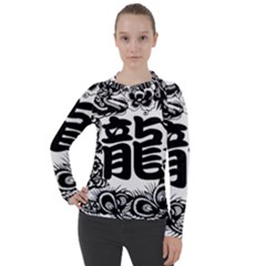 Chinese-dragon Women s Pique Long Sleeve Tee