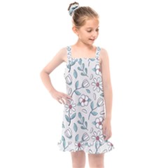 Flowers Pattern Kids  Overall Dress by hanggaravicky2