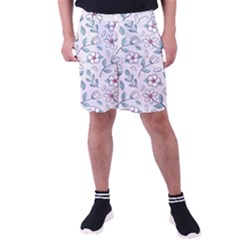 Flowers Pattern Men s Pocket Shorts