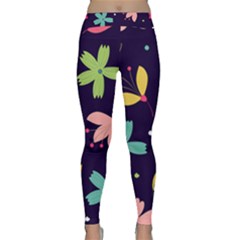 Colorful Floral Classic Yoga Leggings by hanggaravicky2