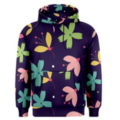 Colorful Floral Men s Core Hoodie