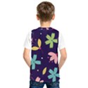 Colorful Floral Kids  Basketball Tank Top View2