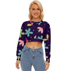 Colorful Floral Lightweight Long Sleeve Sweatshirt