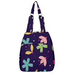 Colorful Floral Center Zip Backpack by hanggaravicky2