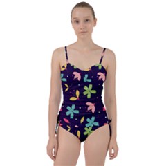 Colorful Floral Sweetheart Tankini Set by hanggaravicky2