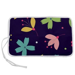 Colorful Floral Pen Storage Case (m)