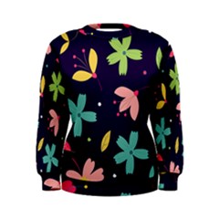 Colorful Floral Women s Sweatshirt