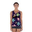 Colorful Floral Sport Tank Top  View1