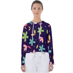 Colorful Floral Women s Slouchy Sweat