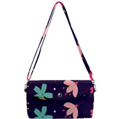 Colorful Floral Removable Strap Clutch Bag by hanggaravicky2