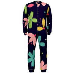 Colorful Floral Onepiece Jumpsuit (men)