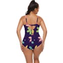 Colorful Floral Retro Full Coverage Swimsuit View4