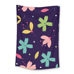 Colorful Floral Small Tapestry