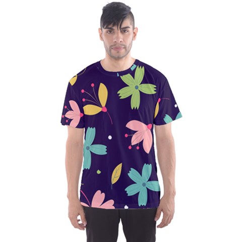 Colorful Floral Men s Sport Mesh Tee by hanggaravicky2