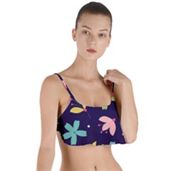 Colorful Floral Layered Top Bikini Top  by hanggaravicky2