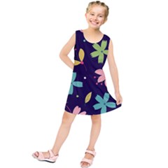 Colorful Floral Kids  Tunic Dress by hanggaravicky2