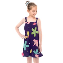 Colorful Floral Kids  Overall Dress by hanggaravicky2