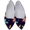 Colorful Floral Women s Low Heels View1