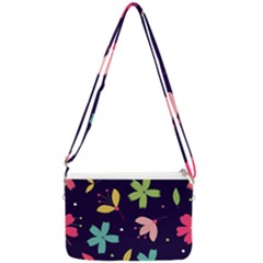 Colorful Floral Double Gusset Crossbody Bag by hanggaravicky2