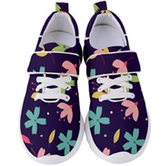 Colorful Floral Women s Velcro Strap Shoes