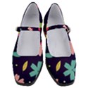 Colorful Floral Women s Mary Jane Shoes View1