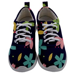 Colorful Floral Mens Athletic Shoes by hanggaravicky2