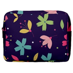 Colorful Floral Make Up Pouch (large)