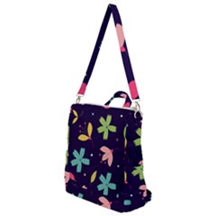 Colorful Floral Crossbody Backpack by hanggaravicky2