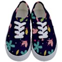 Colorful Floral Kids  Classic Low Top Sneakers View1