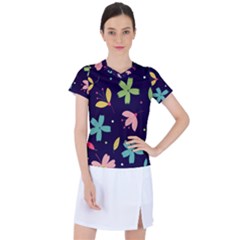 Colorful Floral Women s Sports Top by hanggaravicky2