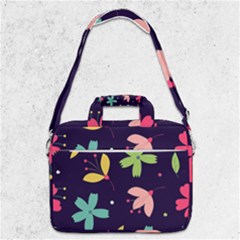 Colorful Floral Macbook Pro Shoulder Laptop Bag  by hanggaravicky2