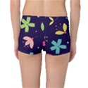 Colorful Floral Reversible Boyleg Bikini Bottoms View2