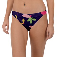 Colorful Floral Band Bikini Bottom