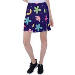 Colorful Floral Tennis Skirt by hanggaravicky2