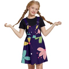 Colorful Floral Kids  Apron Dress