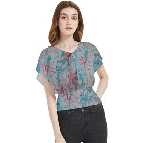 20220705 194528 Butterfly Chiffon Blouse by Hayleyboop