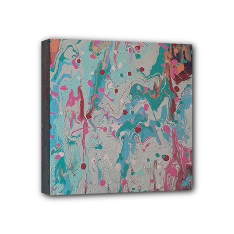 Splash Splosh  Mini Canvas 4  X 4  (stretched) by Hayleyboop