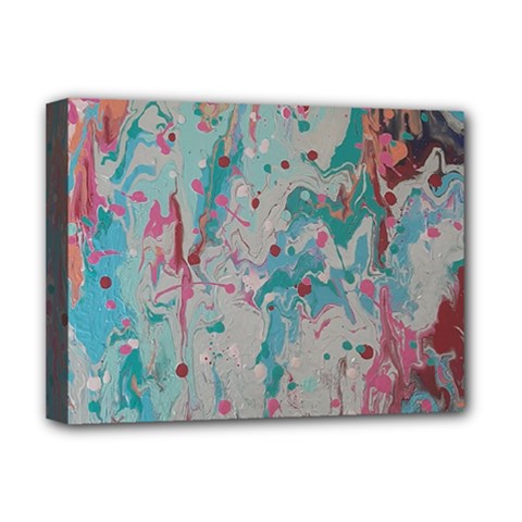 Splash Splosh  Deluxe Canvas 16  X 12  (stretched)  by Hayleyboop