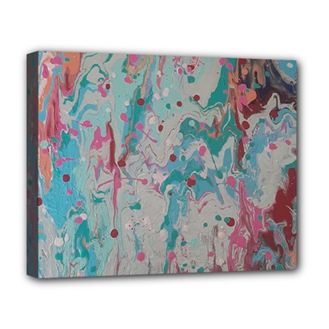 Splash Splosh  Deluxe Canvas 20  X 16  (stretched) by Hayleyboop