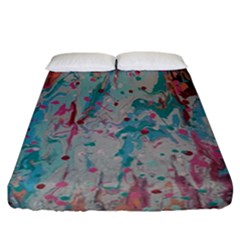 Splash Splosh  Fitted Sheet (california King Size) by Hayleyboop