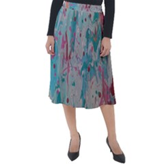 Splash Splosh  Classic Velour Midi Skirt  by Hayleyboop