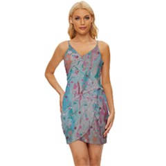 Splash Splosh  Wrap Tie Front Dress by Hayleyboop