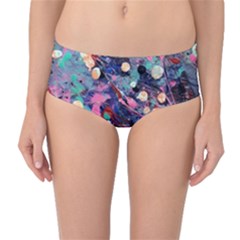 Splodge Mid-waist Bikini Bottoms by Hayleyboop