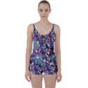 Splodge Tie Front Two Piece Tankini View1